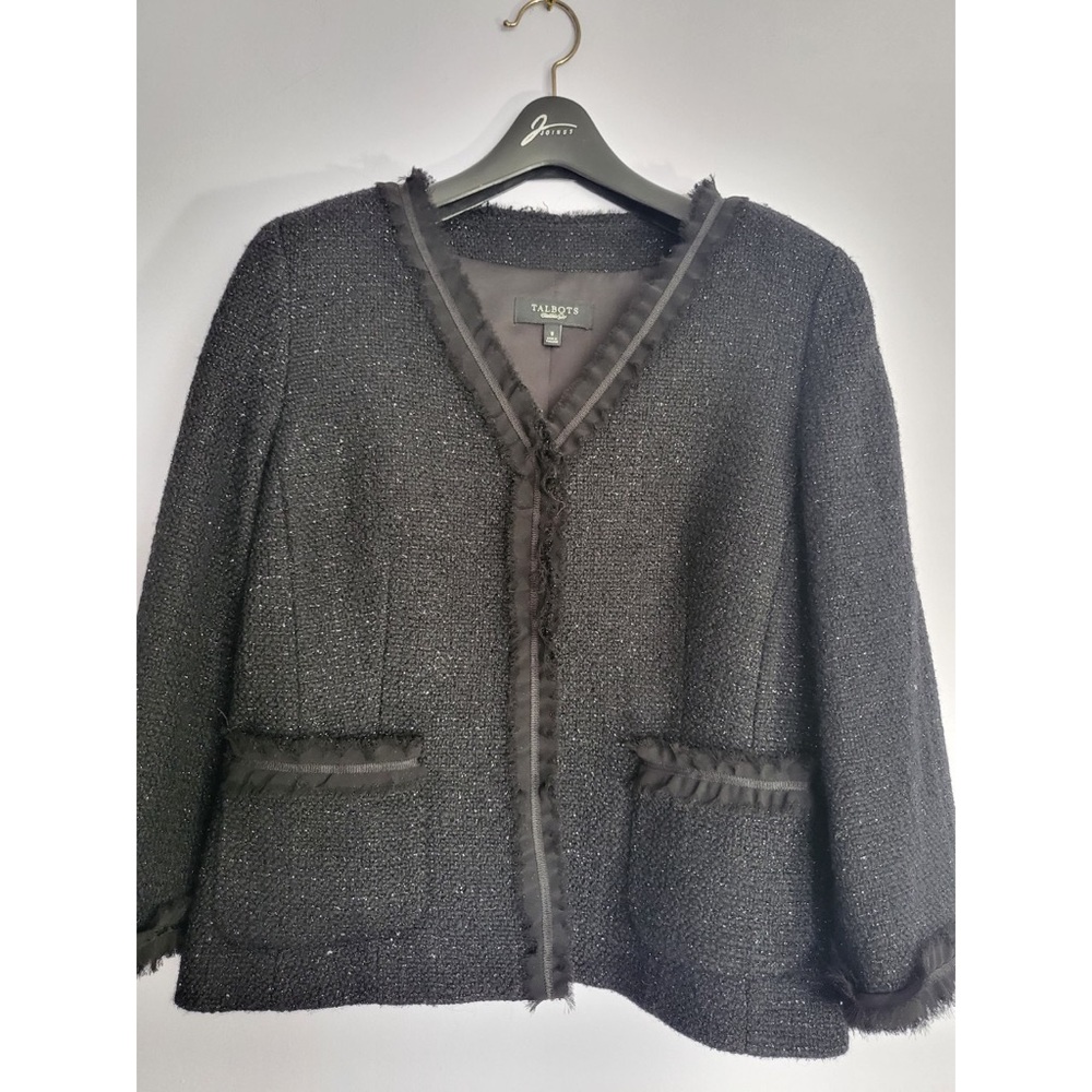 Talbots Women Tweed Suit Blazer